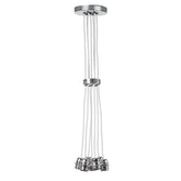 David Hunt Lighting Apollo 7 Light Pendant Polished Chrome Suspension